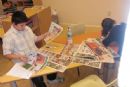 The Esformes Hebrew Academy Students at work